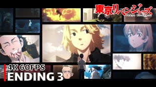 Tokyo Revengers  Ending 3 【Kizutsukedo Aishiteru】 4K 60FPS Creditless  CC [upl. by Aenel]