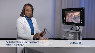 Pediatric Video Laryngoscopy with a Miller Blade [upl. by Nikolos]