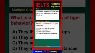 IELTS General GT Reading Multiple Choice Question [upl. by Zoara487]