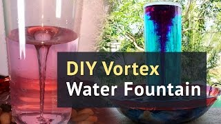 HOMEMADE Tornado  How to make a Vortex Water Fountain [upl. by Ziwot]