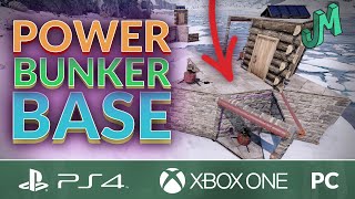 Electric Bunker Base 🛢 Powered Turrets 🎮 Rust Base Design PS4 Xbox amp PC [upl. by Schreiber607]