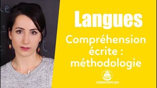 Méthodologie de la compréhension écrite  Langues vivantes  Lycée  Les Bons Profs [upl. by Tabitha855]