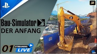 🅻🅸🆅🅴 Bau Simulator 1 Wir fangen an mit der Firma  CONSTRUCTION SIMULATOR  PS5 [upl. by Nicram]