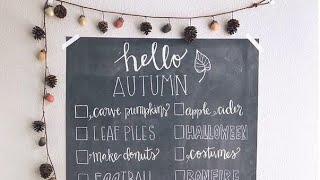 Push Print Fall Bucket List Printable [upl. by Ahsetal]