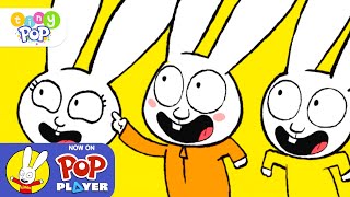 Baby Rabbits Triplets 🍼 Simon Season 2  Cartoons for Kids  Tiny Pop [upl. by Noda28]