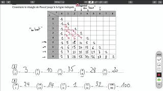 Les coefficients binomiaux Terminale technologique Probabilités et statistiques [upl. by Arodasi]