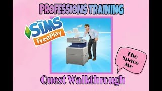 Sims freeplay  Profession training Quest Movie Studio [upl. by Erasme105]