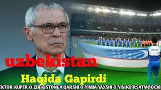 Uzbekistan vs Suria oyini xaqida Ektor Kuper gapirib otdi fudboluz yangiliklar24 fudbollTV [upl. by Gardia]