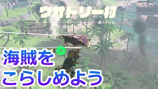 95【ゼルダ ティアキン】ウオトリー村が大海賊時代に突入してました【ゼルダの伝説 ティアーズオブザキングダム】 [upl. by Htennek]