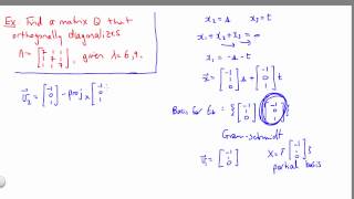 Orthogonal Diagonalization [upl. by Nazar]