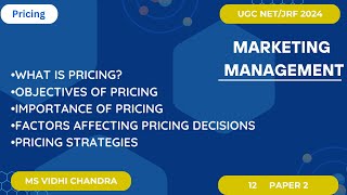 What is Pricing  Objectives Importance amp Factors Affecting Pricing Decisions  Pricing Strategies [upl. by Countess]