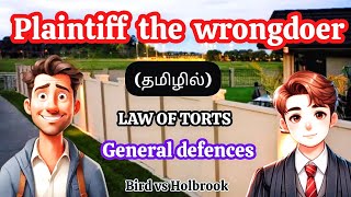 Plaintiff the wrongdoer in TamilPlaintiff the wrongdoer in law of Tortsgeneral defences in torts [upl. by Luella364]