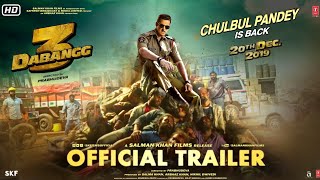 Dabangg 3  Trailer Chulbul Pandey is Back  Salman Khan  Sonakshi Sinha  Prabhu Deva  20th Dec [upl. by Hoye]