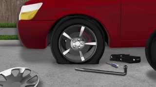 How To Change a Flat Tire [upl. by Nosirrah]