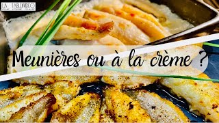 Mes recettes de filets de perche meunières et à la crème [upl. by Arivle]