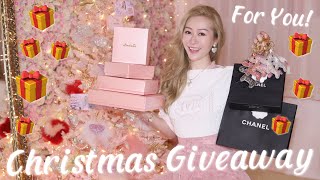 HUGE CHRISTMAS GIVEAWAY ❤️🎄 CHANEL 22C UNICORNS  MY NEW BAG CHARMS ✨💖🦄✨ 8 LUCKY WINNERS 🎁 LINDIESS [upl. by Hump428]