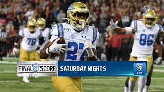 Highlights UCLA football stuns No 19 WSU in wild shootout [upl. by Enaillil]