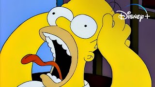 Just 30 Seconds of Homer Freaking Out in The Simpsons’ quotTreehouse of Horrorquot  Disney [upl. by Micheline]