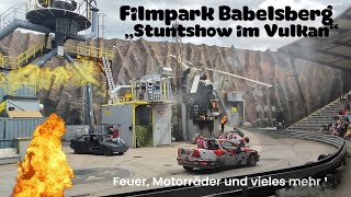 Filmpark Babelsberg „Stuntshow im Vulkan“  Juli 2023 [upl. by Orose]