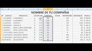 CONTROL DE INVENTARIOS [upl. by Carrissa]