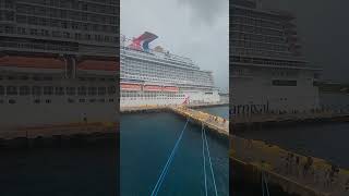 Carnival Jubilee Up Close in Costa Maya [upl. by Hgielime]