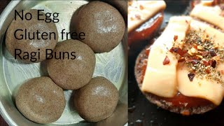 Ragi BunsGluten Free Bread BunGlutenfree Recipes [upl. by Aieka251]