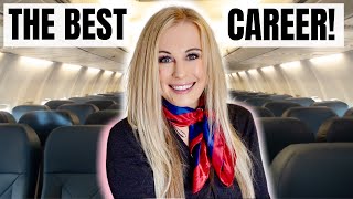 Why I LOVE Being A FLIGHT ATTENDANT amp YOU Will Too Flight Attendant Life [upl. by Yaker977]