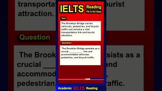 IELTS Academic Reading Fill in the Gaps Question Practice [upl. by Allmon]