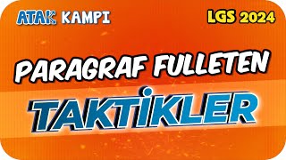 LGSde Paragraf Fulleten Taktikler 🚀 LGS ATAK KAMPI [upl. by Tearle723]