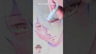 1 Minute ASMR Pencil Crayons asmr shorts art honkaistarrail Sunday [upl. by Inihor400]