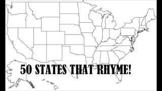 50 States that Rhyme [upl. by Nochur]