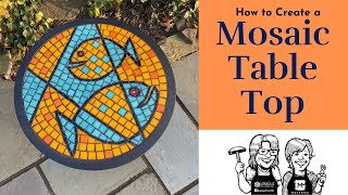 Mosaic Table Top using Glass Tiles [upl. by Somerville]