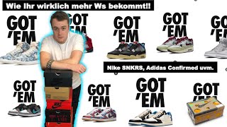 So bekommt Ihr mehr Wins bei den SneakerReleases🤞🔑 Erfolgreiche Accounts für SNKRS Confirmed uvm🤑 [upl. by Eerhs687]