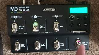 Line 6 M9 “The Edge” type of sound [upl. by Halilak]