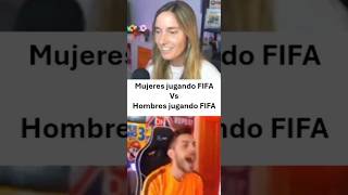 Mujeres jugando FIFA vs hombres jugando FIFA [upl. by Ainekahs978]