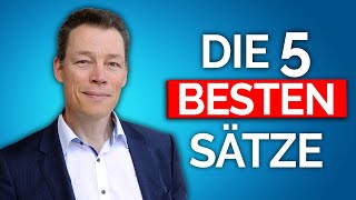 Vorstellungsgespräch Sag DIESE 5 Sätze immer Fragen amp beste Antworten [upl. by Latyrc429]