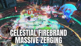 GW2 CELESTIAL Firebrand on Massive SMC Zerg WvW Fight 2023 [upl. by Forkey672]