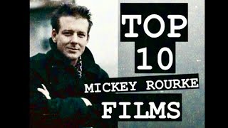 Top 10 Mickey Rourke Films 💥Drama Mystery Crime💥 [upl. by Derick]