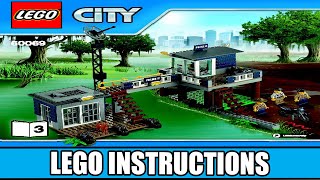 LEGO Instructions  City  60069  Swamp Police Station Book 3 [upl. by Lamek]