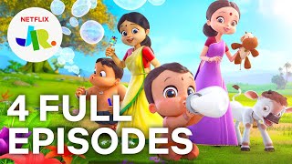 Mighty Little Bheem FULL EPISODES 14 💪 Season 1 Compilation 💪 Netflix Jr [upl. by Annaliese]