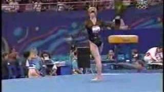 Viktoria Karpenko  2000 Olympics AA  Floor Exercise [upl. by Aicilyt617]