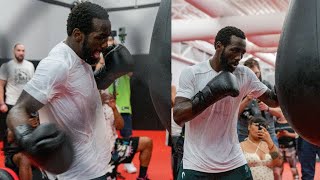 Terence Crawford displays Devastating POWER amp SPEED Training for Errol Spence Jr• Full MEDIA WORKOUT [upl. by Mozza547]