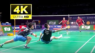 4K50FPS Feng Yan Zhe Huang Dong Ping vs Seo Seung Jae Chae Yu Jung  2024 Asia Championships [upl. by Suoiradal637]