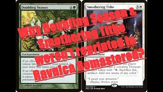 Why Doubling Season amp Smothering Tithe werent reprinted in Ravnica Remastered [upl. by Lorin]