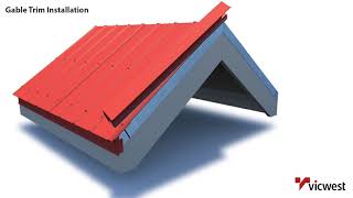 Gable Trim Installation Video [upl. by Eislehc]