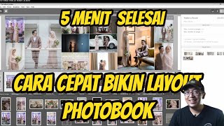 5 MENIT JADI TUTORIAL MEMBUAT LAYOUT PHOTOBOOK MENGGUNAKAN PIXELLU SMART ALBUM [upl. by Gerik722]