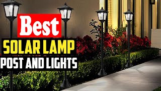 ✅Top 10 Best Solar Lamp Post and Lights In 2024 [upl. by Anak]