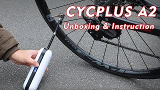 Cycplus A2 Electric Air Inflator Newest Unboxing and User Instruction [upl. by Scarlet]