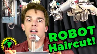 I Let A ROBOT Cut My Hair ft Stuff Made Here Game Theory 1000000 Challenge [upl. by Anileda]