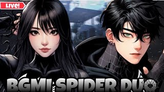 BGMI SPIDER DUO FUN GAMEPLAY LIVE 🕸🕷️ [upl. by Dorn]